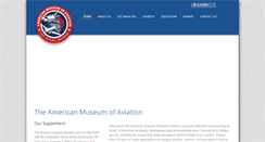 Desktop Screenshot of americanmuseumofaviation.org